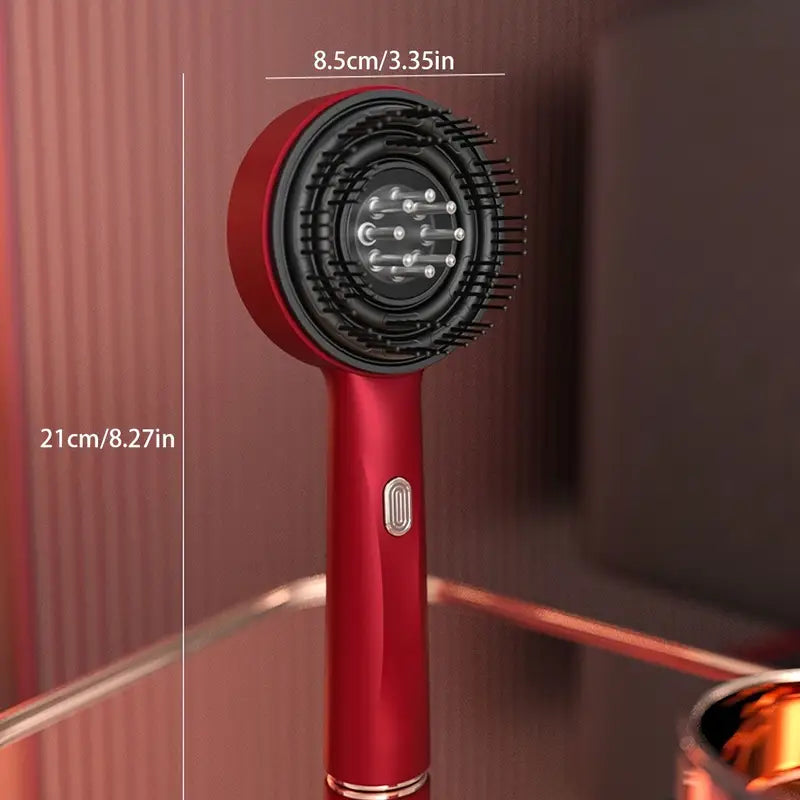 Electric Scalp Massager Brush with Oil Applicator – Hair Growth & Stress Relief Head Massager – Free Delivery UAE