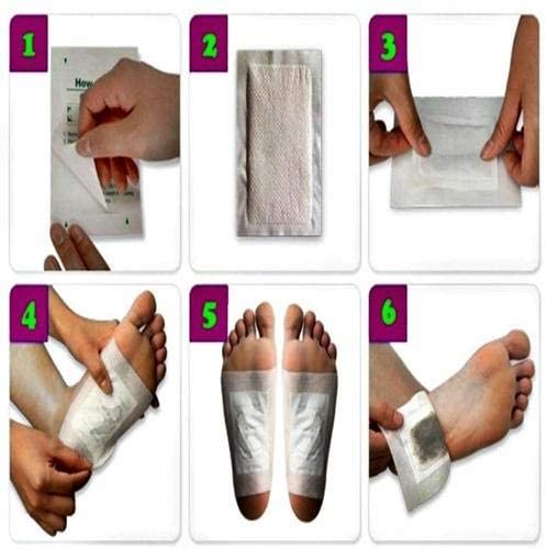 Kinoki Cleansing Detox Foot Patches – 3 Sets (30 Pcs) for Total Body Detox