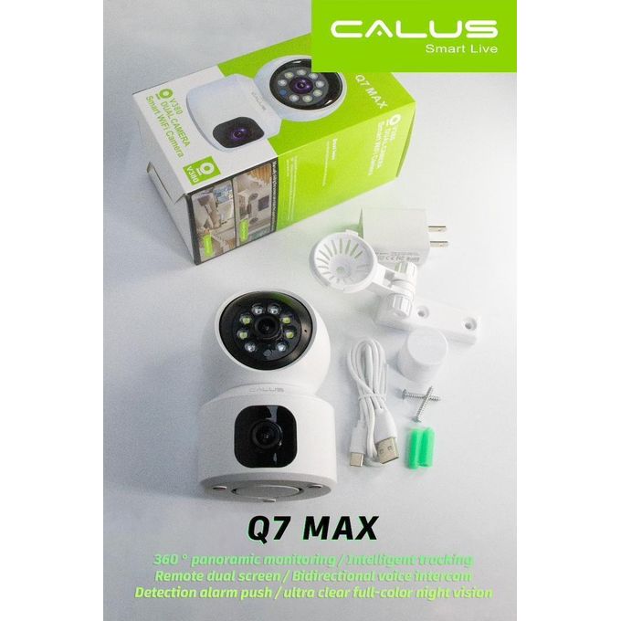 CALUS Smart Wi-Fi Camera Q7 Max — High-Def Home & Office Security (Free Delivery, COD UAE)