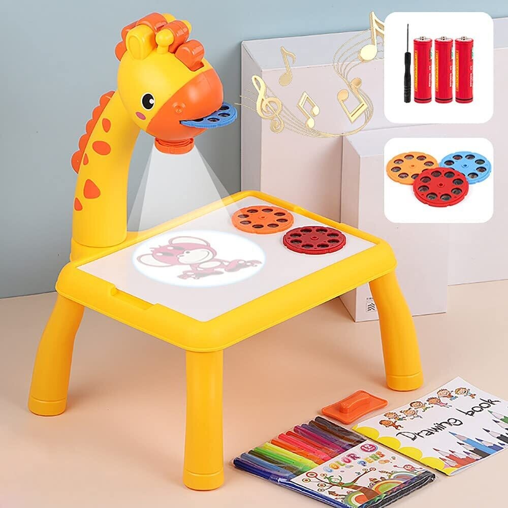 KIDS Projector PAINTING DESK Drawing Board