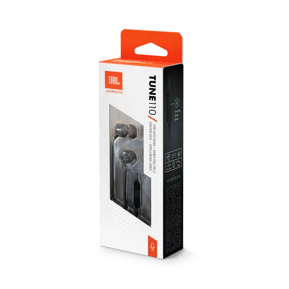 JBL Tune 110 In-Ear Headphones – High-Quality Sound & Comfortable Fit