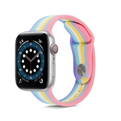 Apple Watch Rainbow Strap – Vibrant & Durable Design