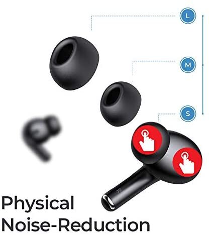 Joyroom T03 PRO TWS Wireless Earbuds noise cancelling Black headphones | Premium Quality