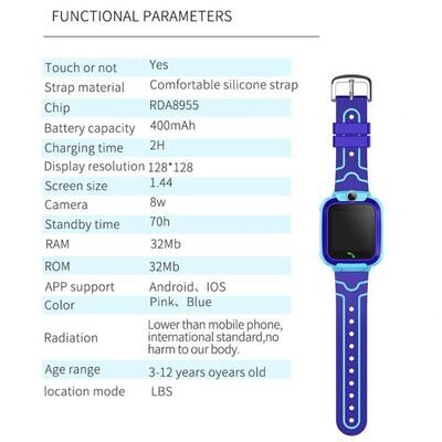 Kids Waterproof GPS Watch with SIM Card