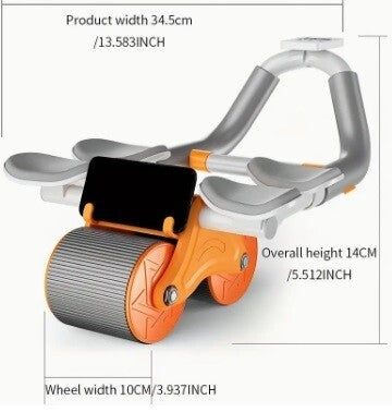 Automatic Rebound Abdominal Wheel with Monitor