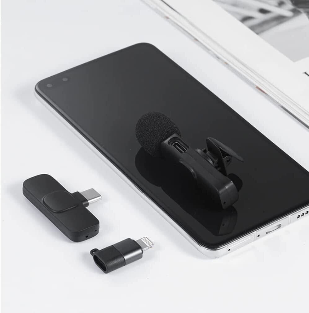 Wireless Microphone for iPhone & Android – Clear Sound