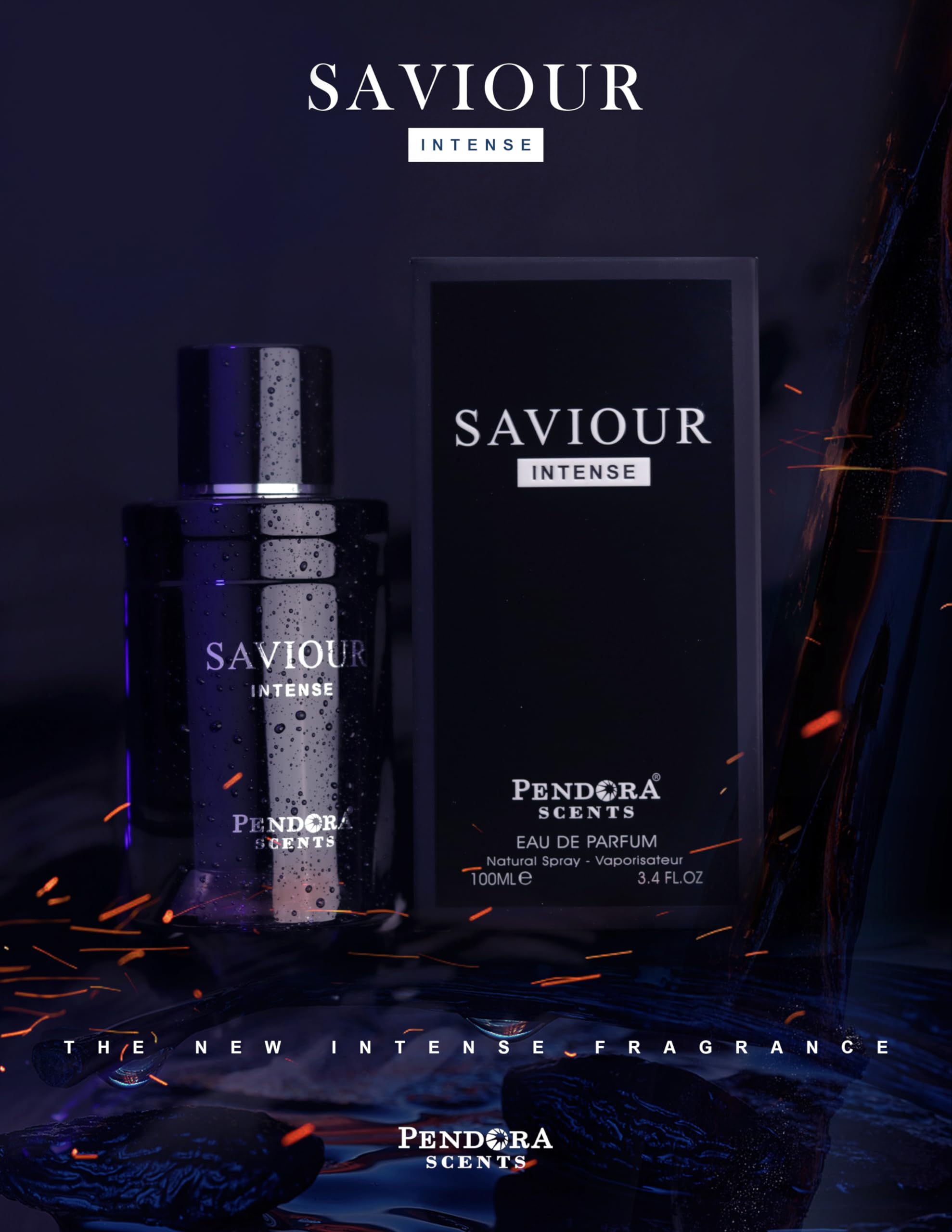 Pendora Scents Saviour Intense Unisex Perfume – 2pcs Combo (100ml Each) for Men & Women