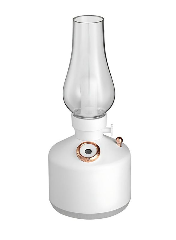 Vintage LED Lamp Humidifier: Aromatherapy & Nightlight