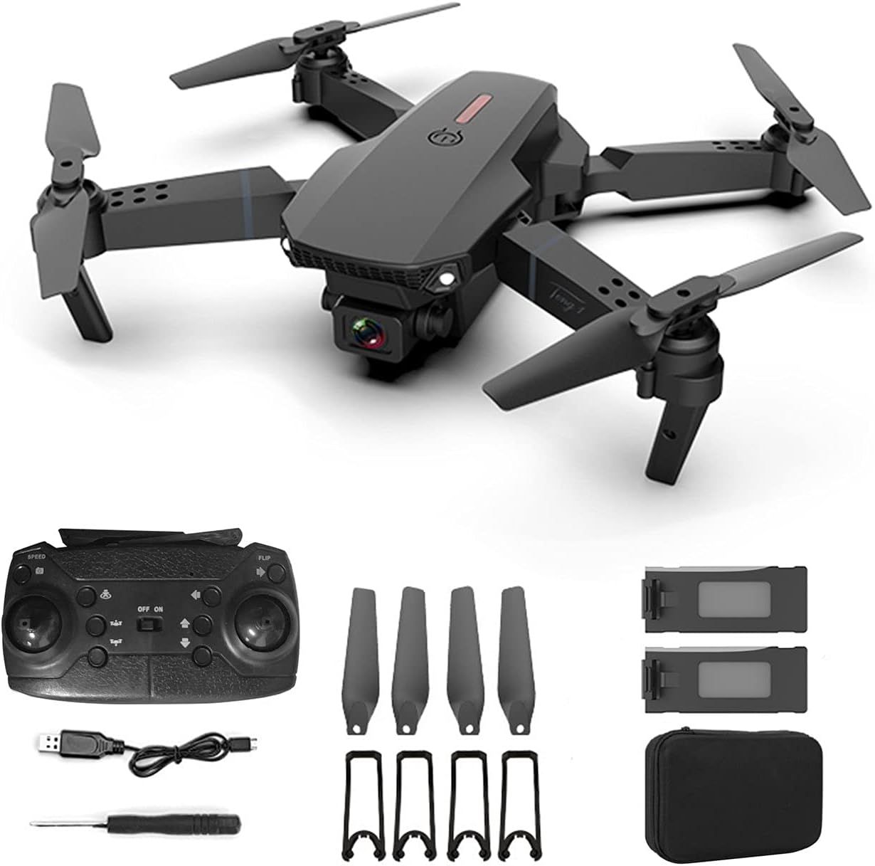 E88 Pro Drone 4K WiFi Foldable RC Quadcopter with HD Camera & Altitude Hold