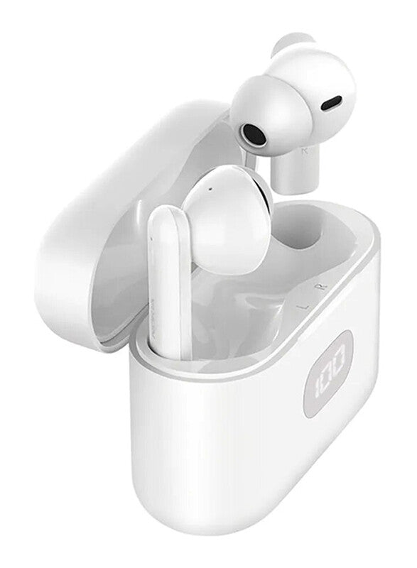 Nokia E3102 Wireless/Bluetooth In-Ear Noise Cancelling Sports Earbuds with Mic, White