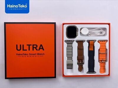 Haino Teko German C8 Smartwatch with 3 Straps