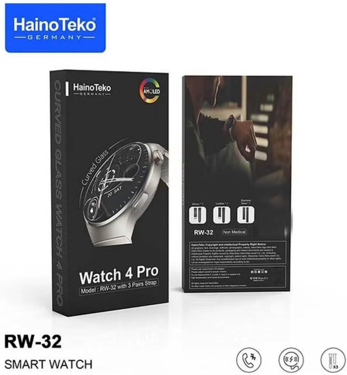 Haino Teko RW-32 Watch 4 Pro: AMOLED Smartwatch