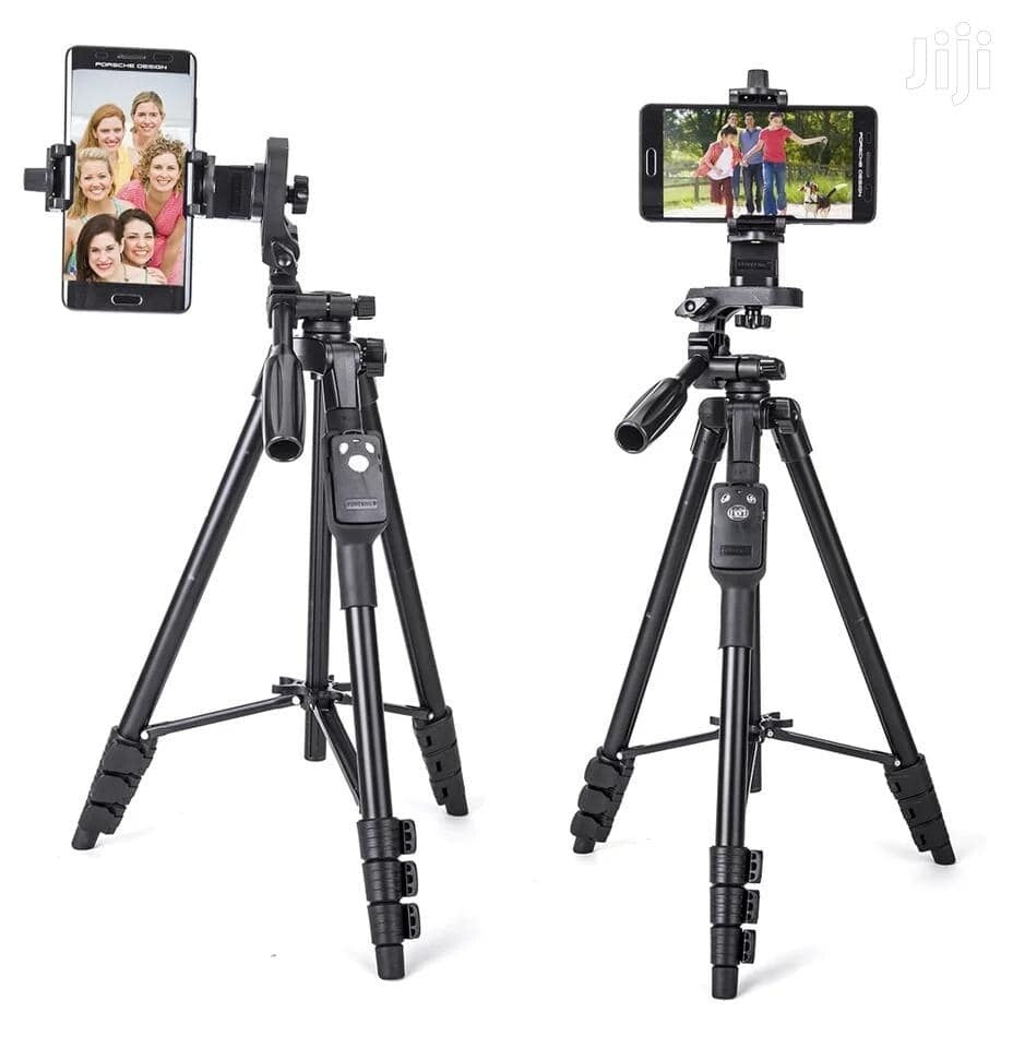 YUNTENG 5208 Aluminum Tripod 43cm-125cm with Bluetooth Remote