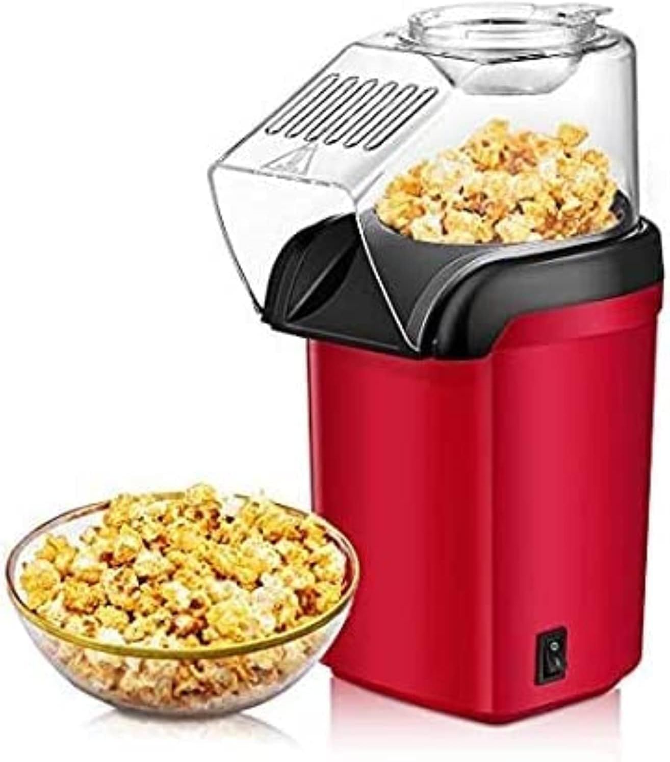 Hot Air Popcorn Maker - Healthy, Fast & Oil-Free Snack