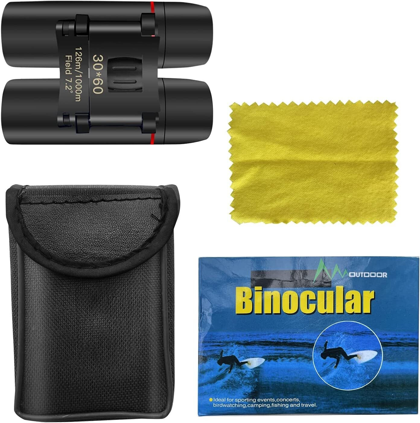 Portable Waterproof Foldable Binoculars - Compact & Durable