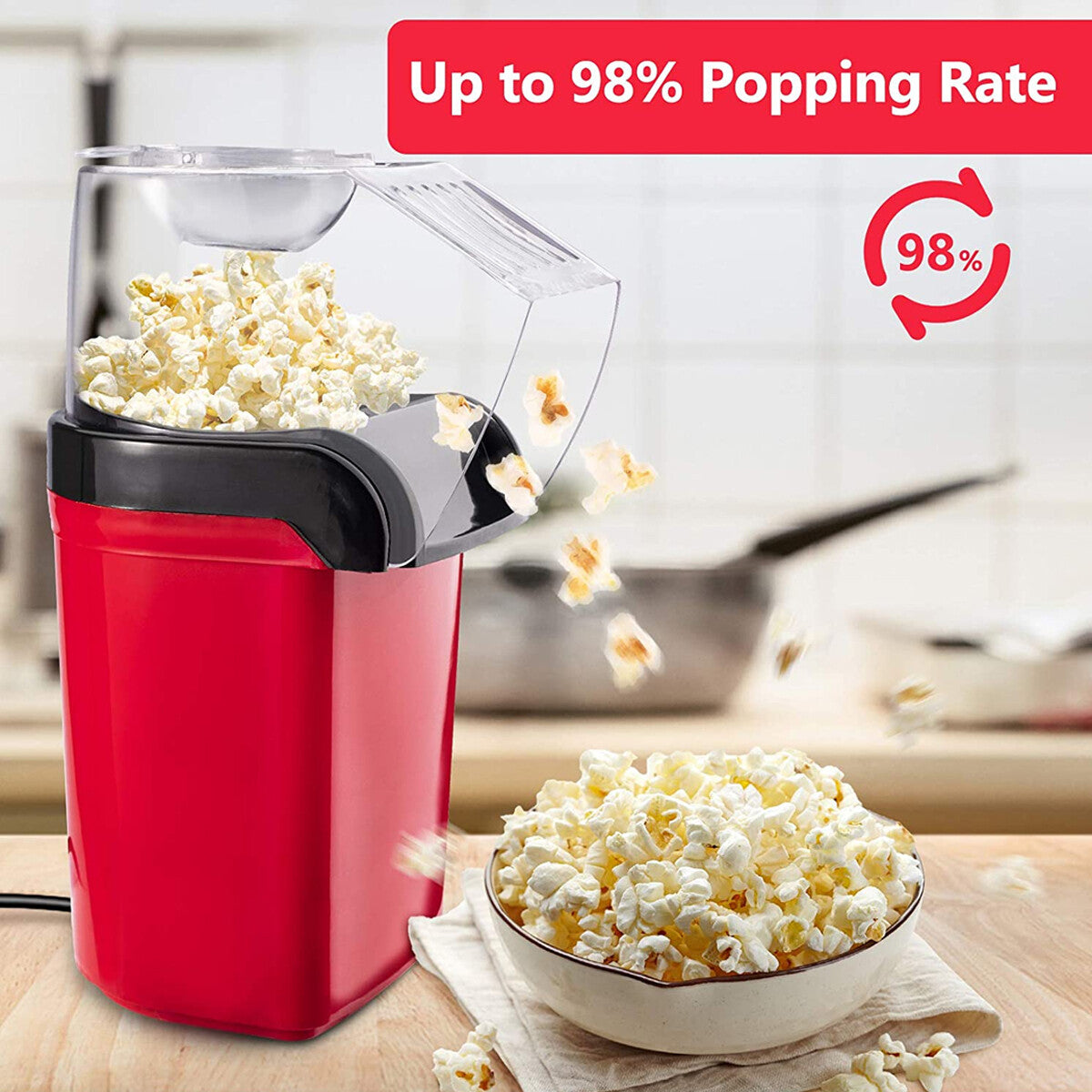 Hot Air Popcorn Maker