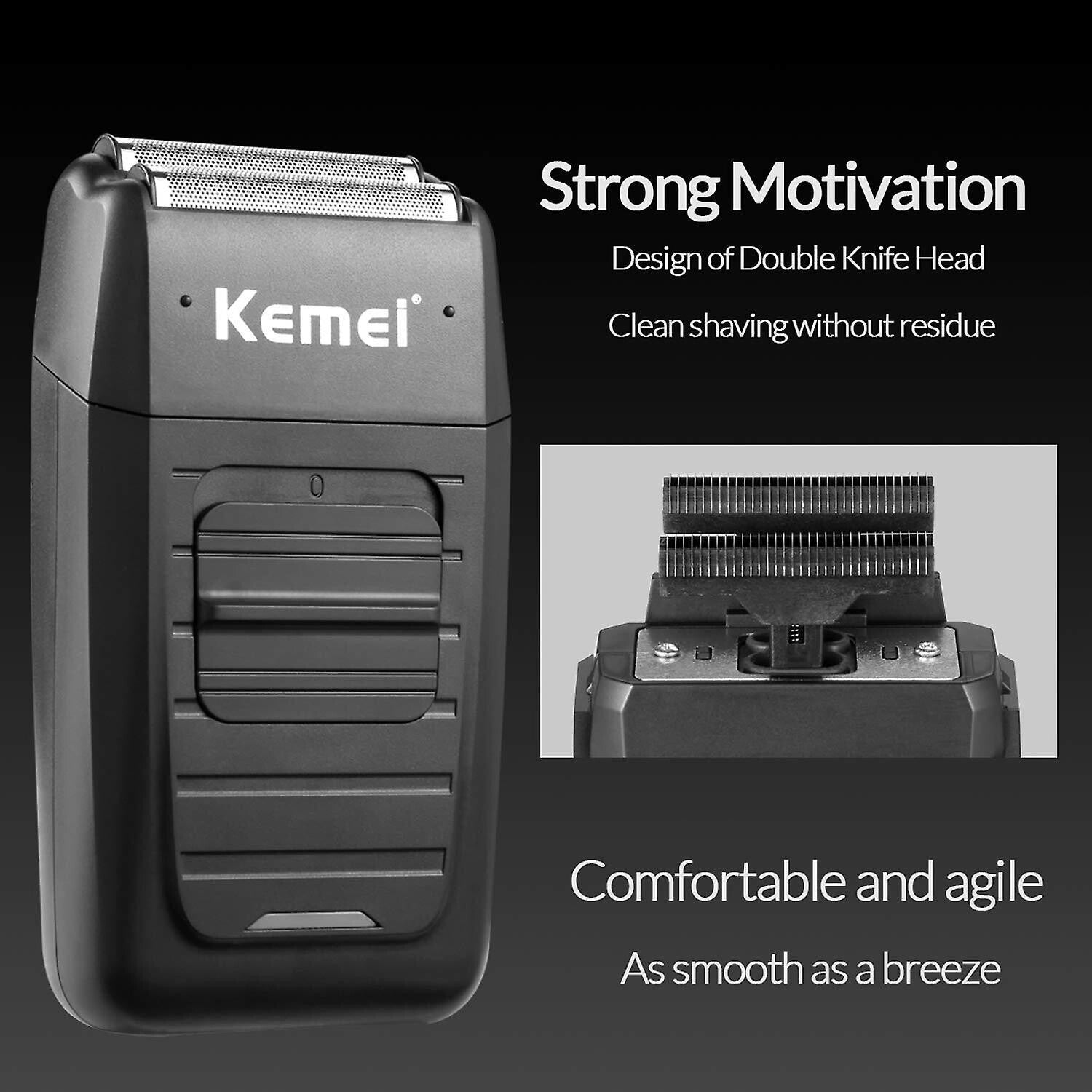 Kemei KM-1102 Rechargeable Professional Shaver