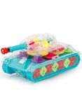 Transparent Gear Tank Musical Toy with 360° Rotation