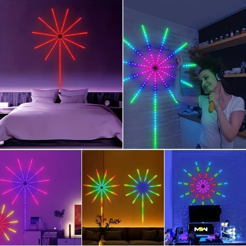 LED Wall Fireworks Lights – Stunning Holiday Decor