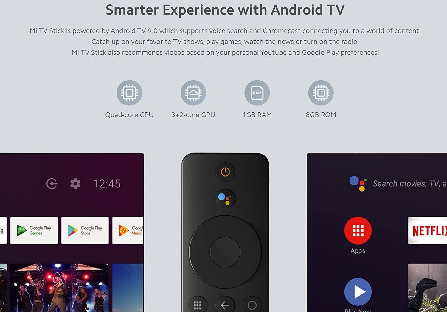 Xiaomi MI TV 4K Stick Android TV with Voice Remote