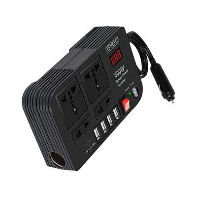 300W Car Power Inverter, DC 12V to 220V AC