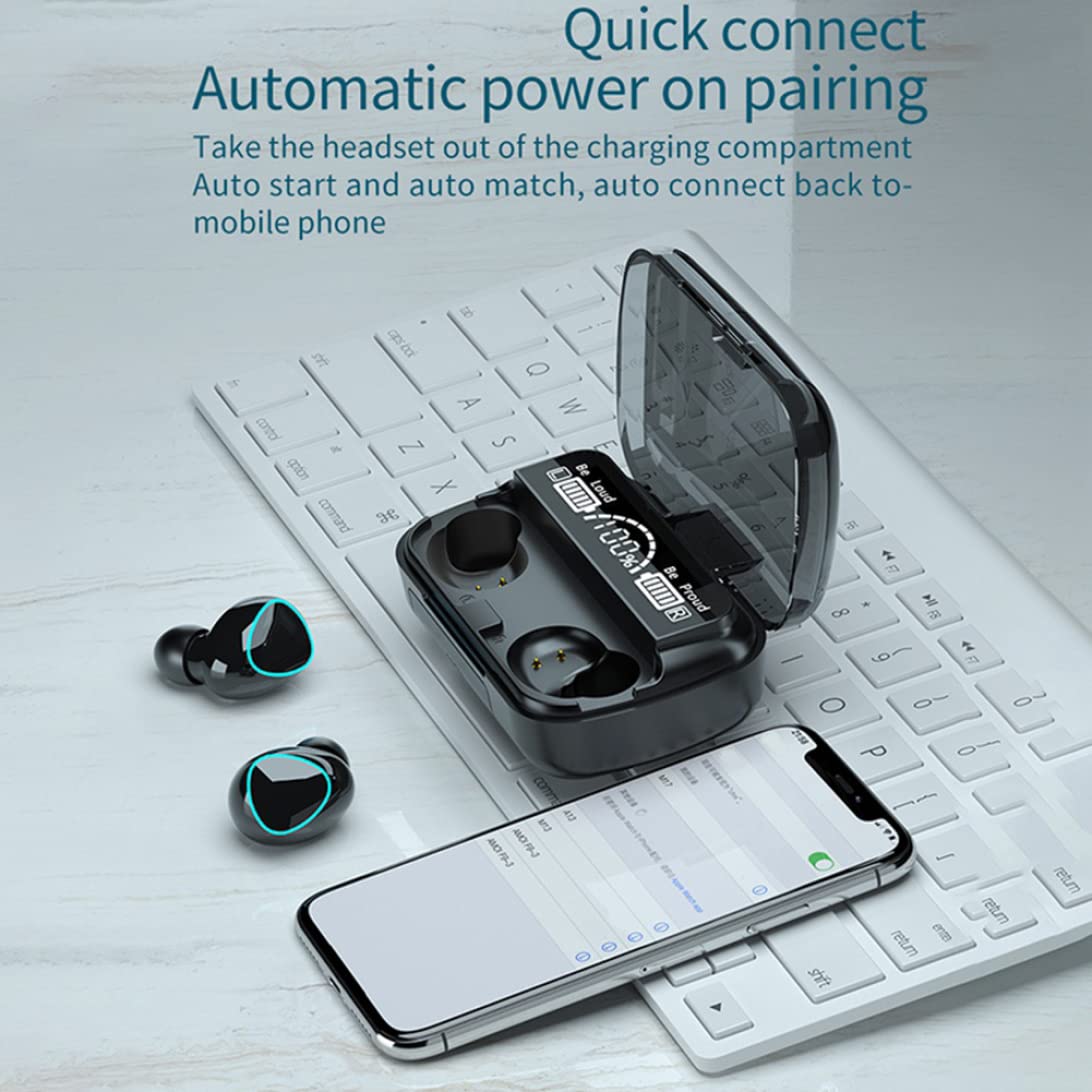 M10 TWS Wireless Earbuds – Waterproof 9D Stereo Sport Earphones with Mic