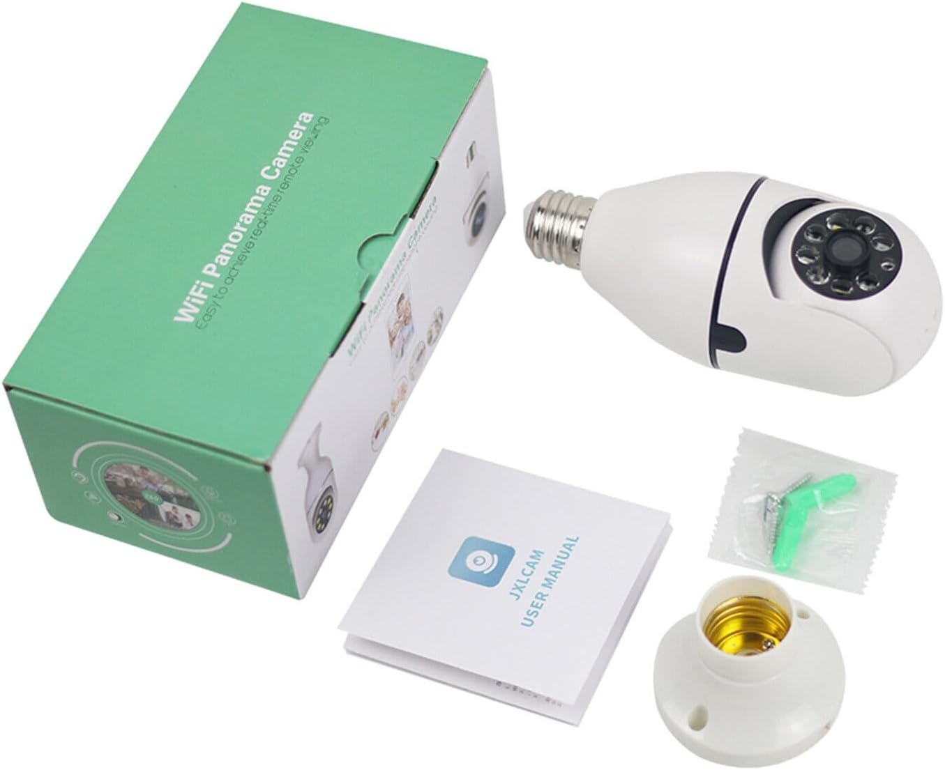 Vision 360° Aura WiFi Panorama Camera – Smart Wireless Outdoor CCTV Monitor