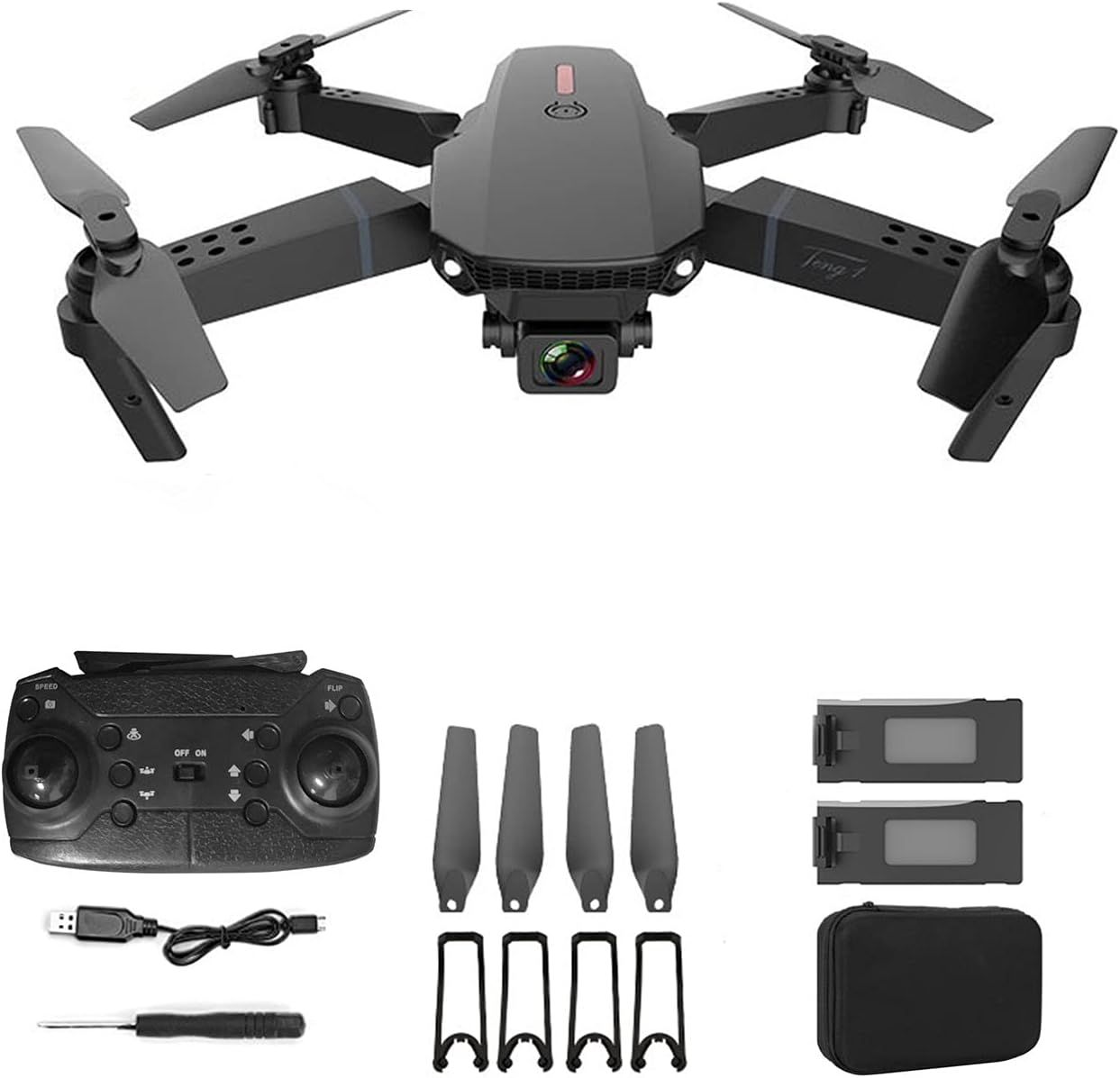 E88 Pro Drone 4K WiFi Foldable RC Quadcopter with HD Camera & Altitude Hold