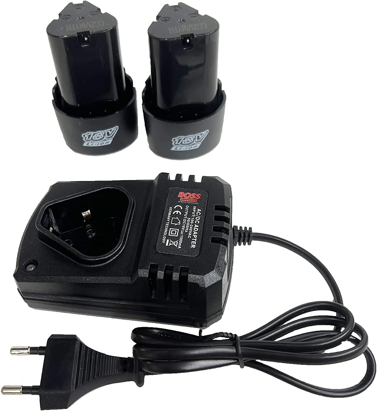 BOSS NEO POWER 18V Cordless Drill Machine – 2 Batteries, Complete Set (UAE Free Delivery)