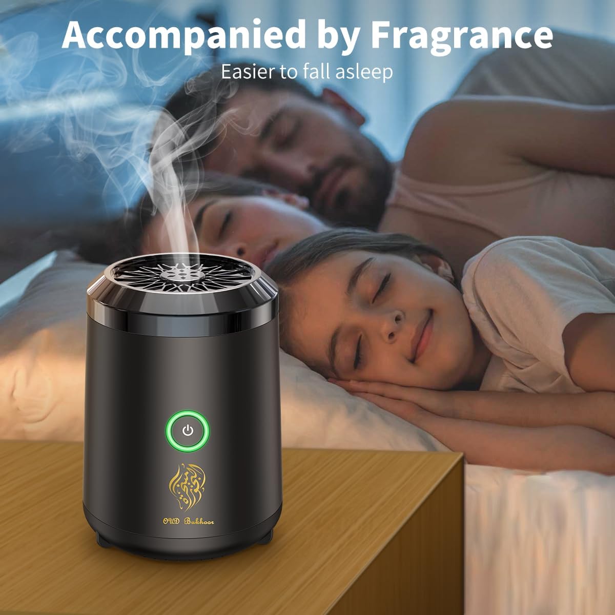 Rechargeable Electric Oud Bakhoor Burner – Aroma Diffuser for Home & Travel