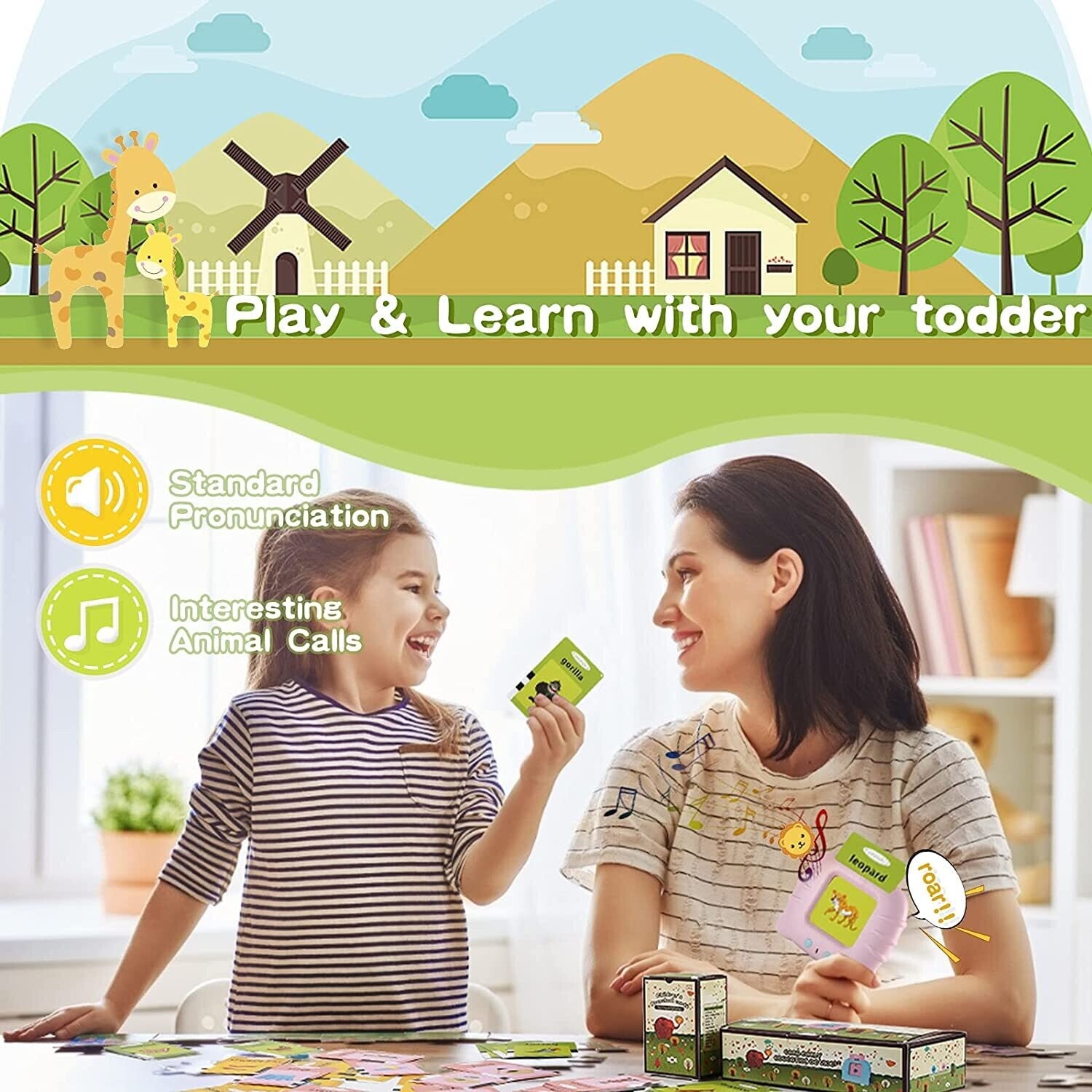 Learning Toy - Talking Baby Flash Cards