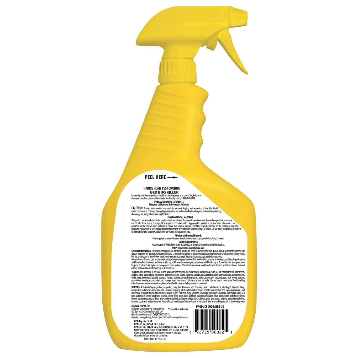 Harris Bed Bug Killer Spray, 32 oz - Fast-Acting & Odorless