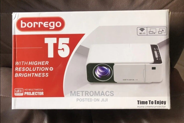 Borrego T5 WiFi Projector – Smart & Portable Display