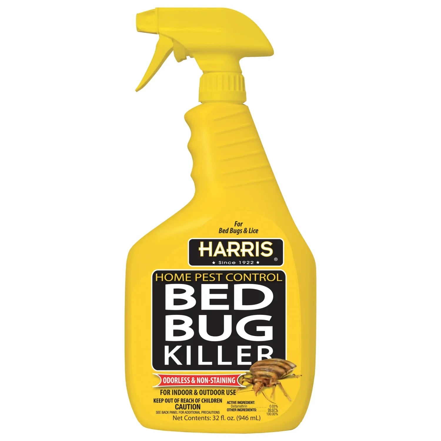 Harris Bed Bug Killer Spray, 32 oz - Fast-Acting & Odorless