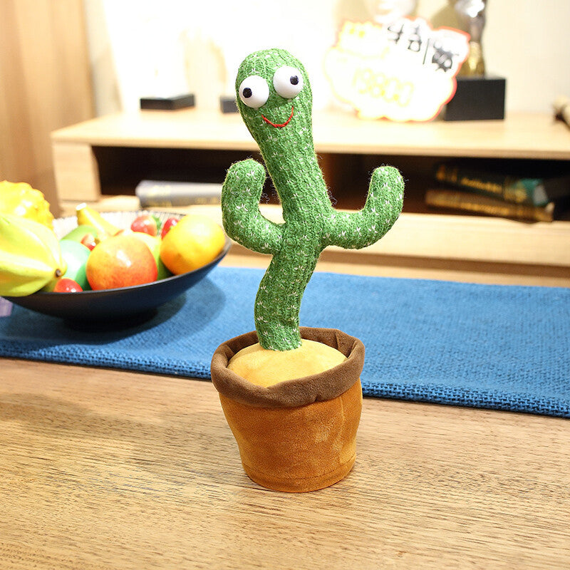 2 Pcs Dance Cactus Doll _Talking Singing Music &Dancing