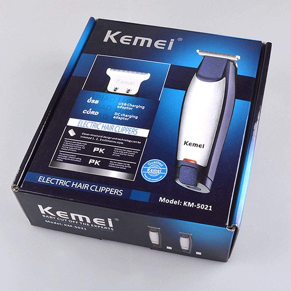 KEMEI Waterproof Cordless Hair Trimmer – Rechargeable Self-Cut Clippers for Men