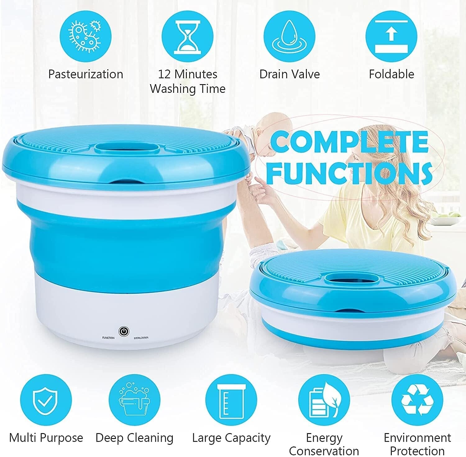 Portable Mini Washing Machine