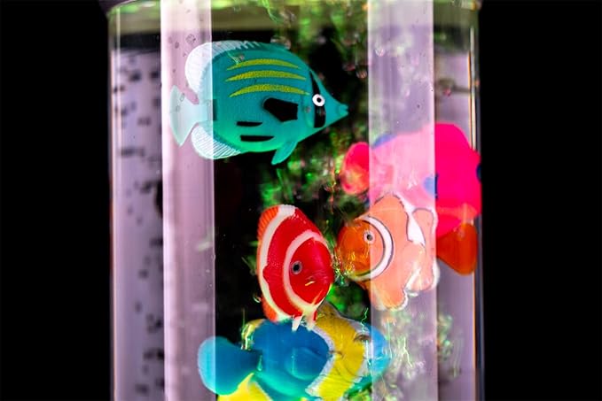 Bubble Fish Lamp – LED Aquarium Sensory Light for Kids & Home Decor