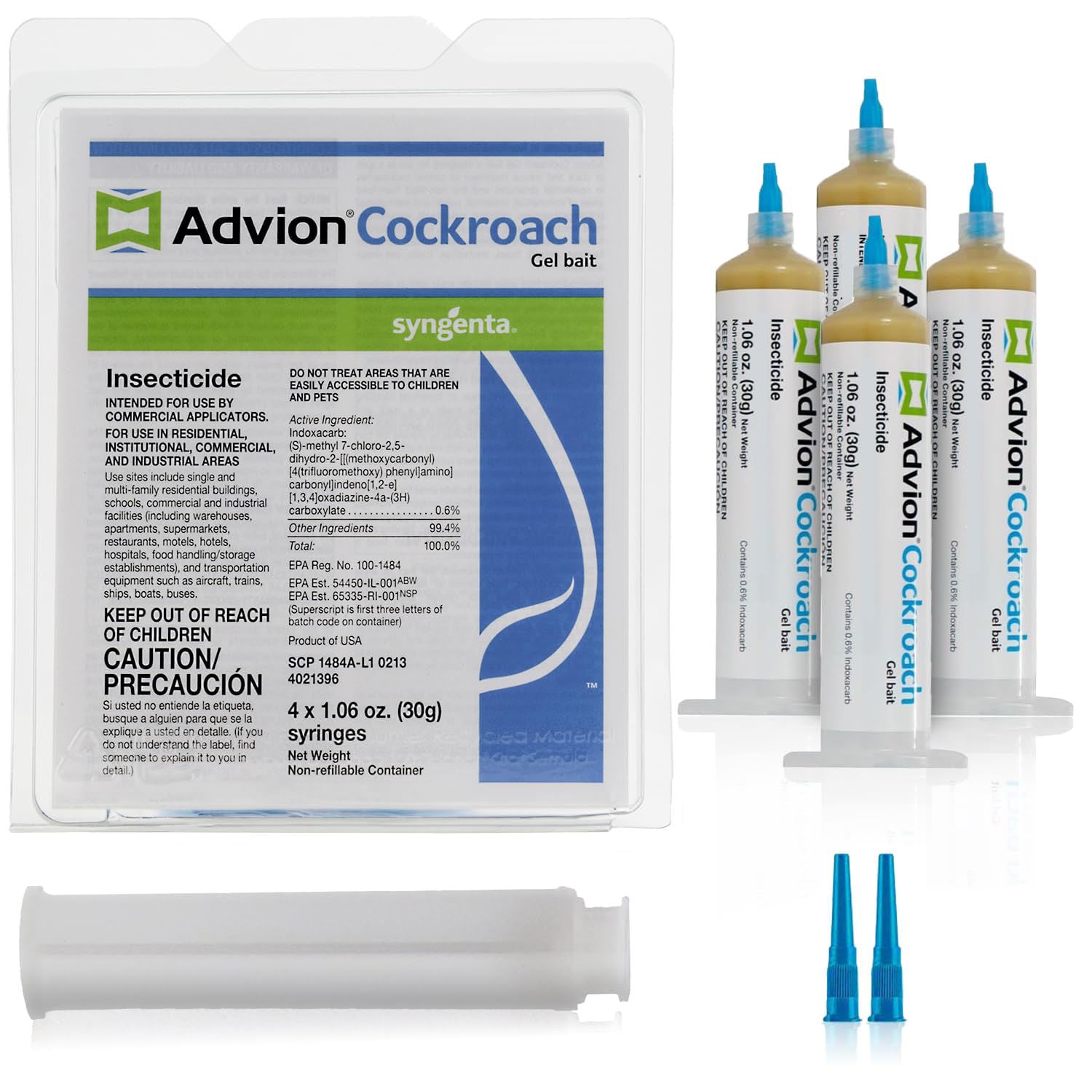 Advion Cockroach Gel Bait 4pcs Combo