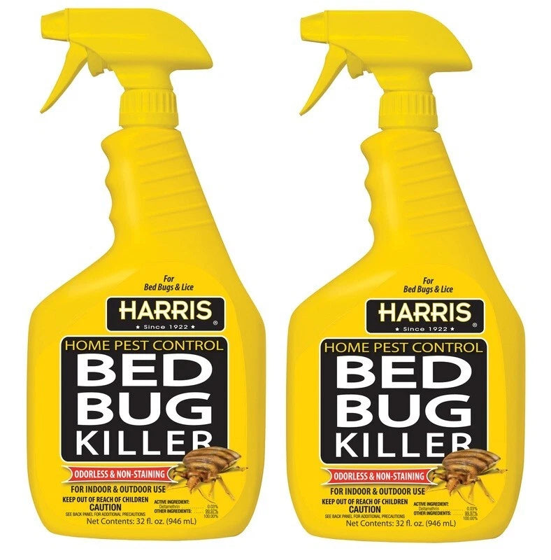 Harris Bed Bug Killer Spray 2pcs Combo