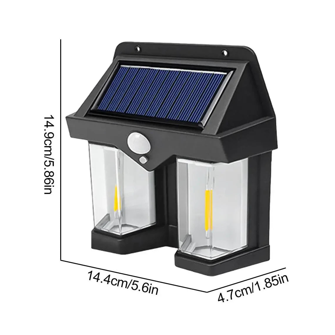 CL-228 Outdoor Solar Wall Lamp – Motion Sensor & Waterproof LED Light