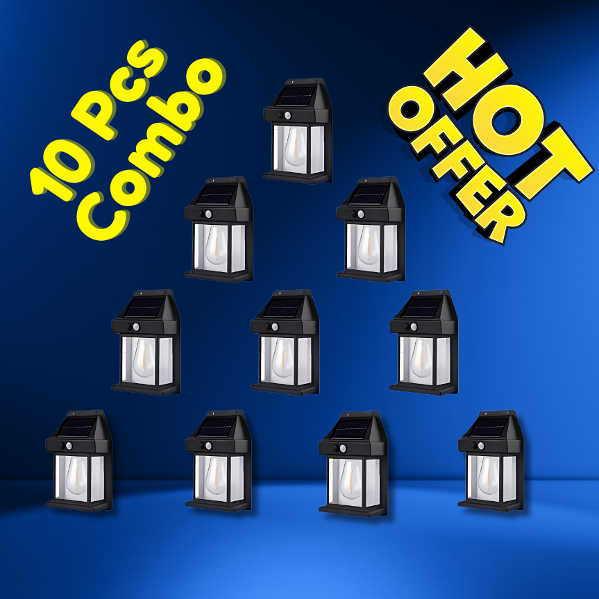Solar Interaction Wall Lamp BK-888 (10 Pcs)