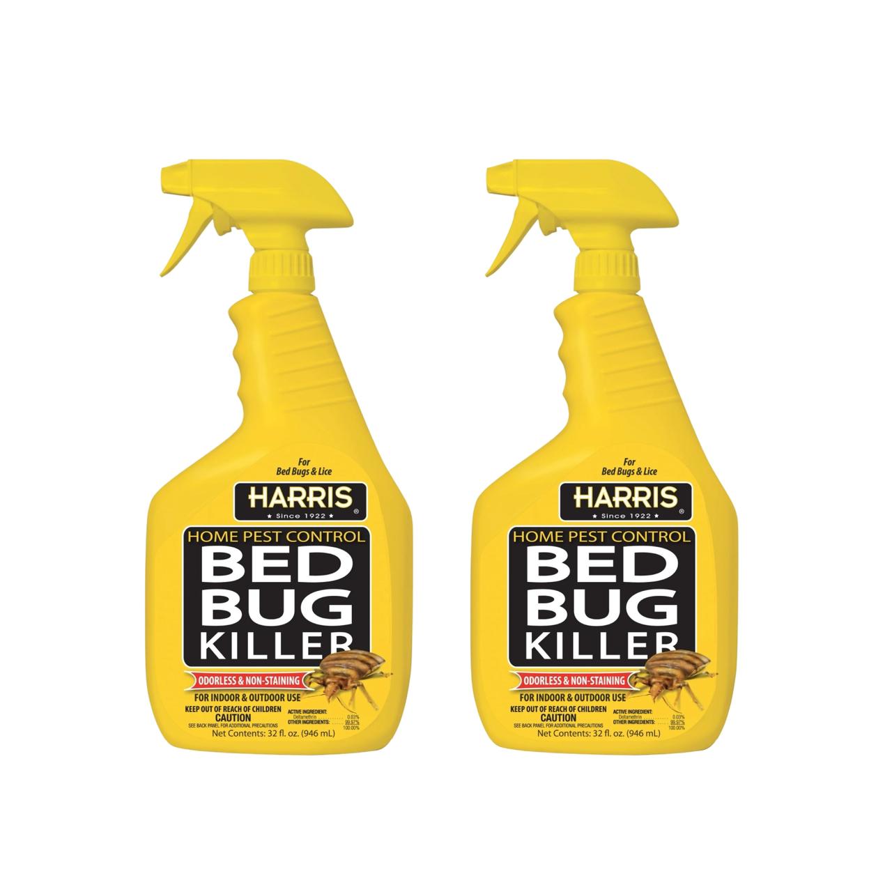 Harris Bed Bug Killer Spray 2 PCS Combo – Odorless, Non-Staining, Fast Bed Bug Treatment – UAE