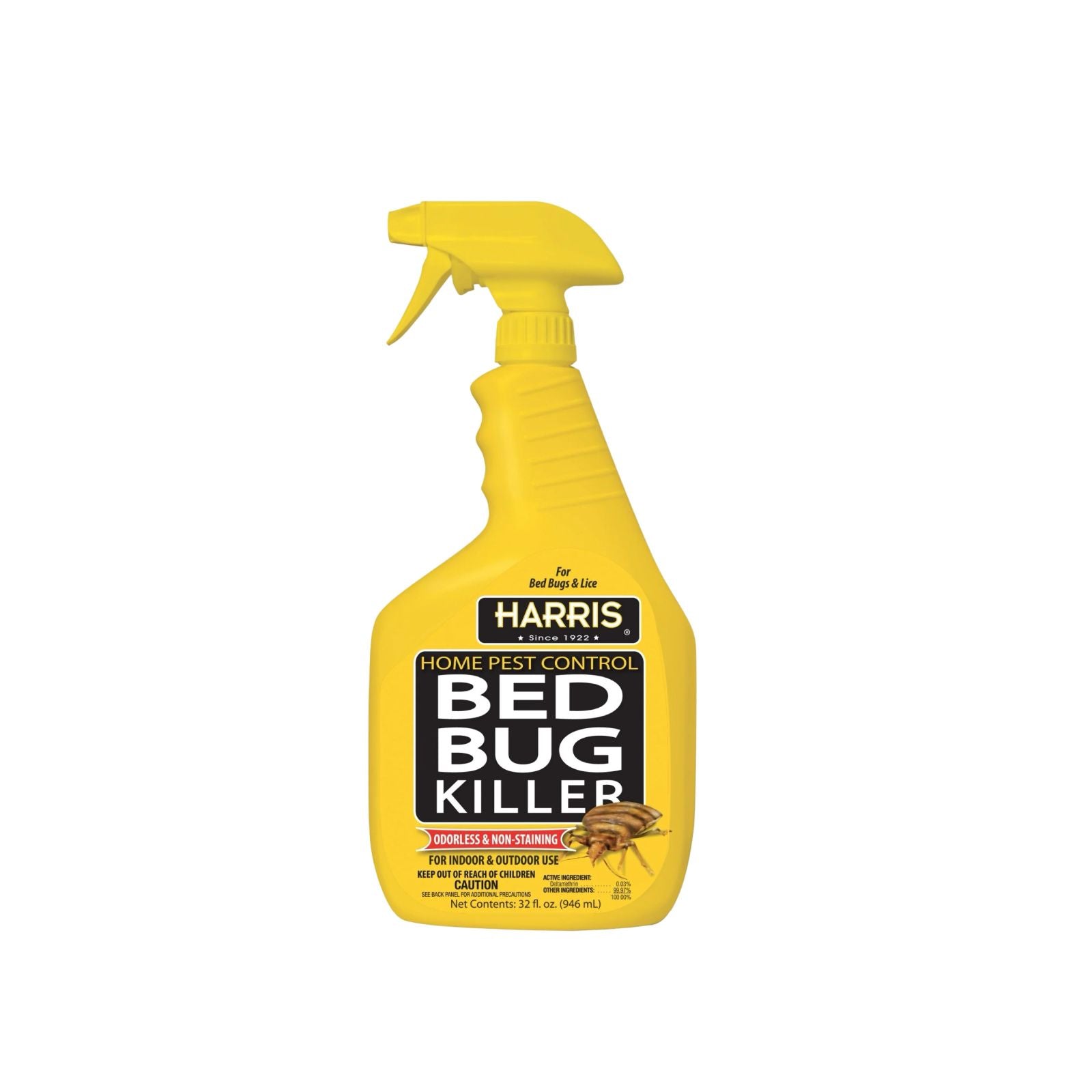 Harris Bed Bug Killer Spray – Odorless, Non-Staining, Fast & Effective Bed Bug Treatment – UAE