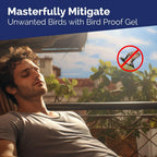 Bird - X Transparent Bird Repellent Gel – Discreet Bird Proofing Solution for Homes & Buildings - Chenarabia