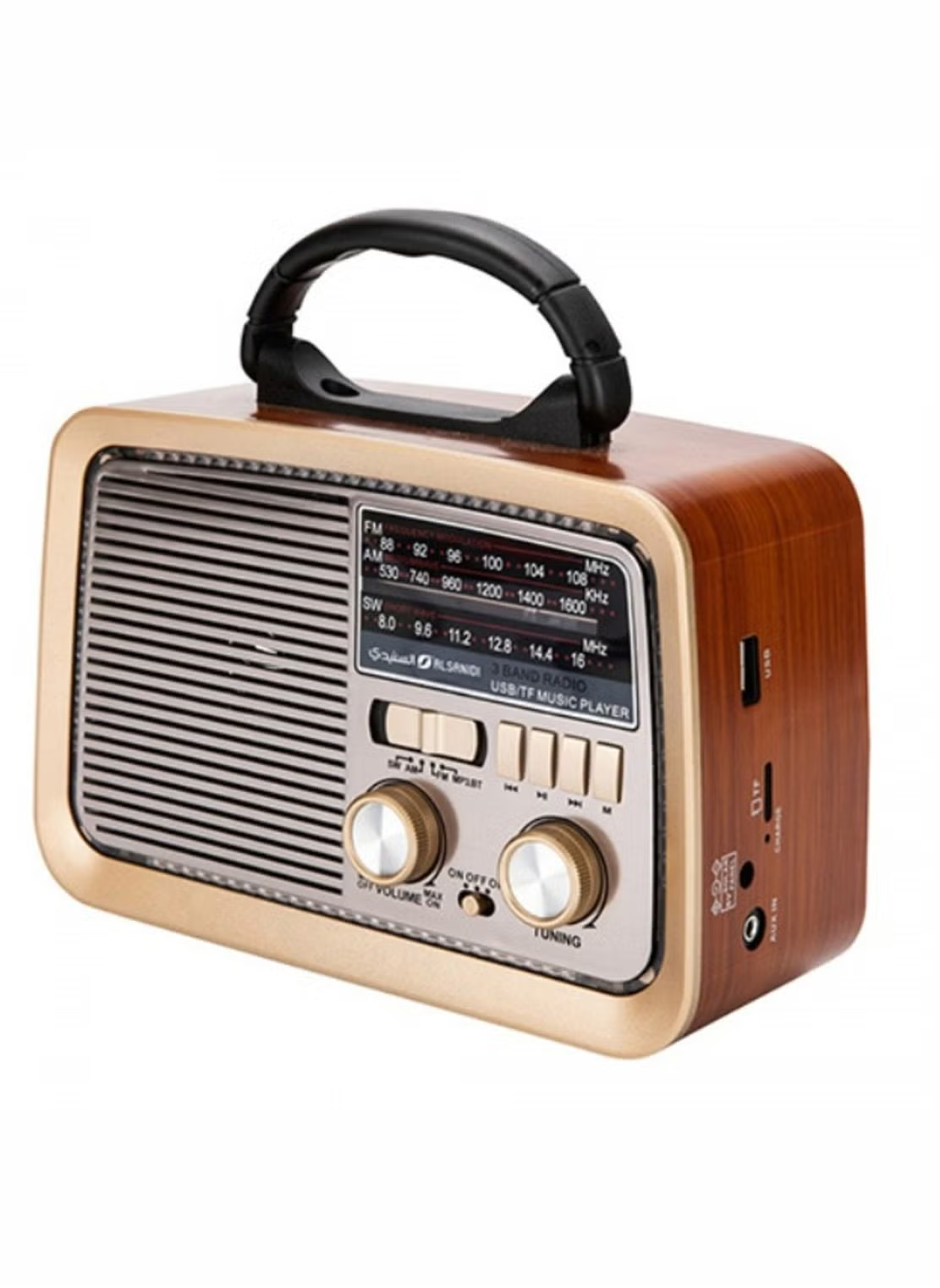 Classic Portable Radio with Bluetooth Speaker – DENX DX2427