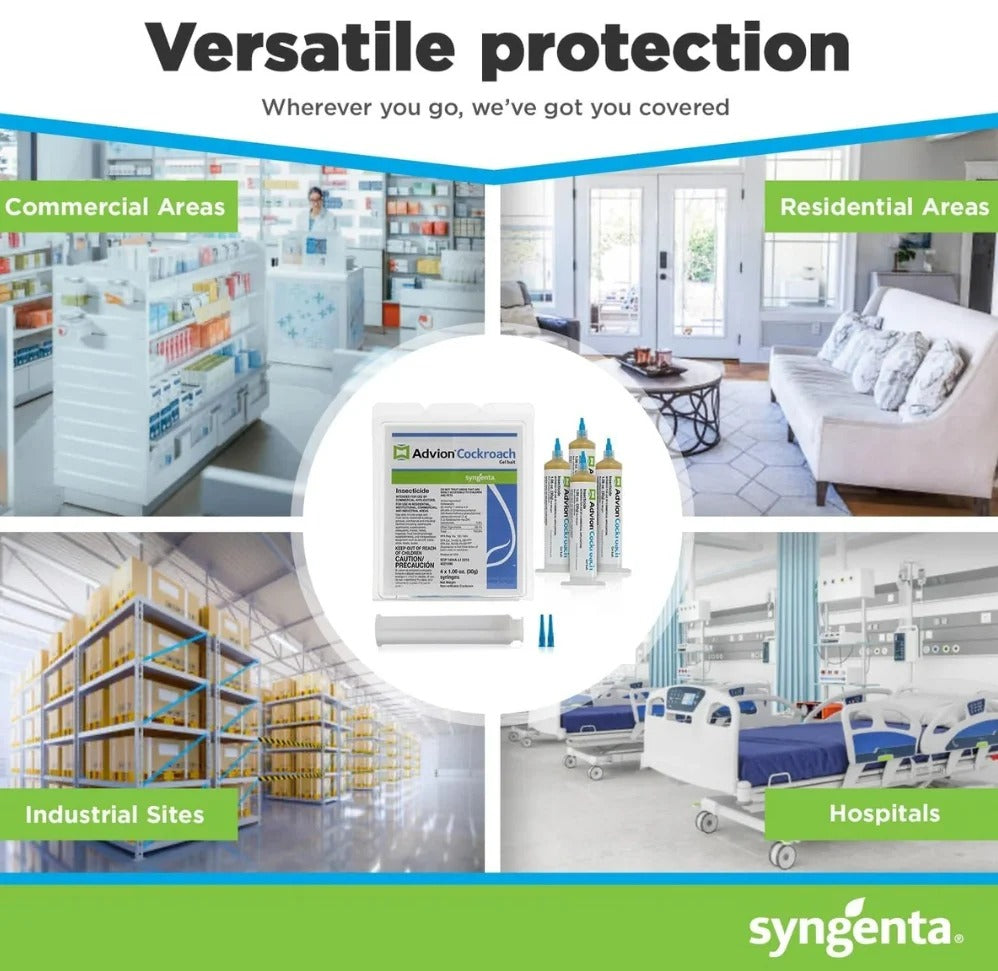 Advion Cockroach Gel Bait with Fast & Effective Professional Pest Control – UAE