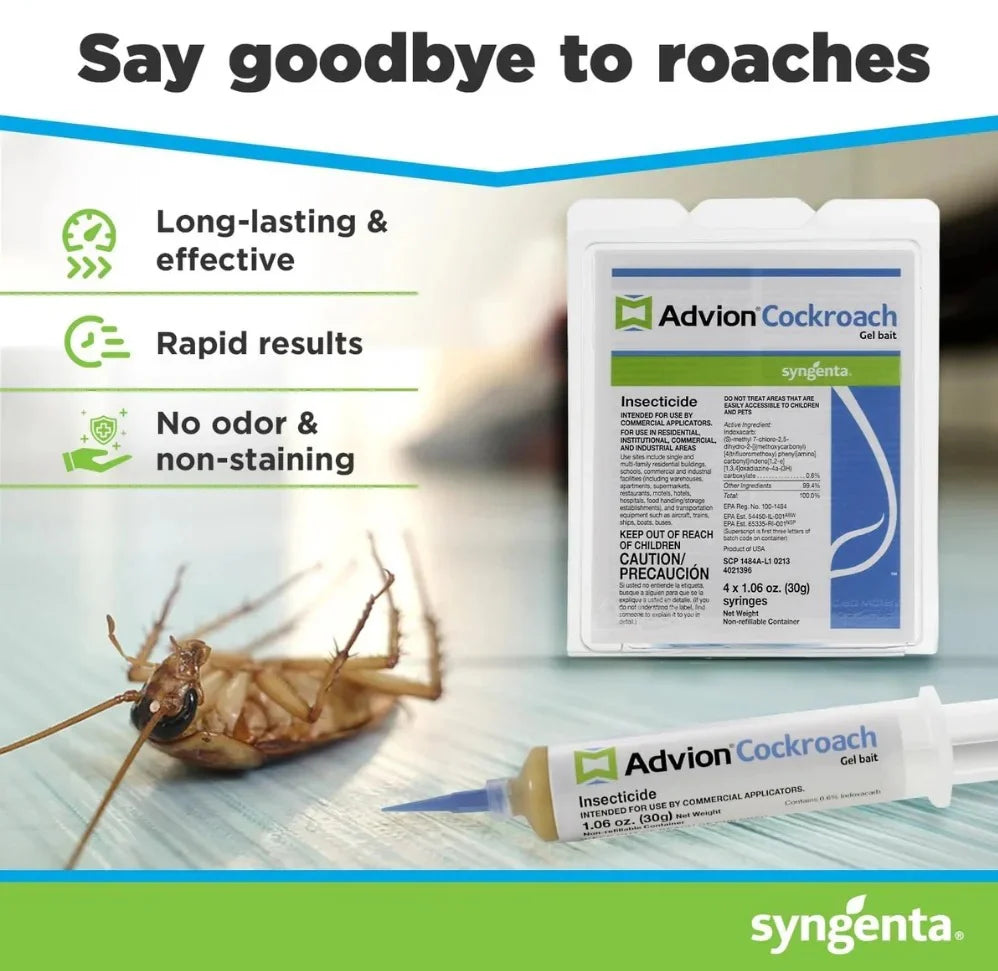 Advion Cockroach Gel Bait – 2-Piece Combo (Fast & Effective Pest Control UAE)