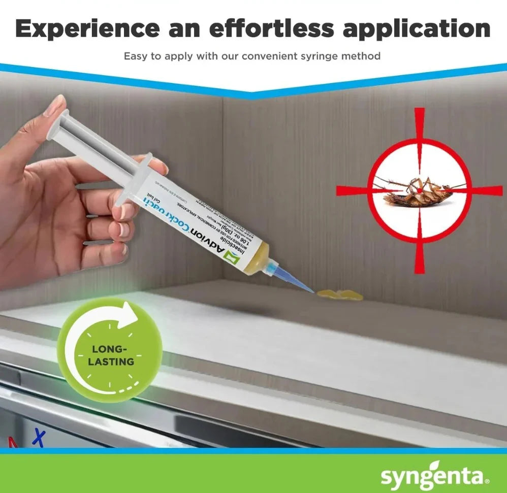 Advion Cockroach Gel Bait 4 PCS Combo – Fast & Effective Professional Pest Control – UAE Offer