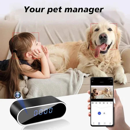 Smart Watch Hidden Camera – WiFi HD 1080p Mini Wireless Camera with Night Vision & Motion Detection | Portable Security Gadget UAE